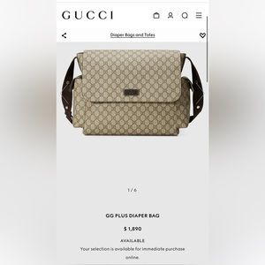 Gucci Diaper Bag